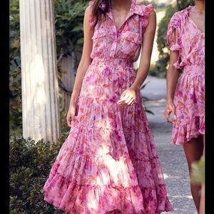 Miss Trina dress in Fire Florals Mix. Size M